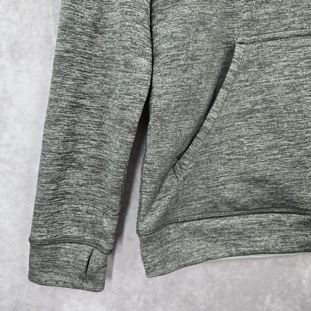 Adidas Gray‎ Active Sport Pullover Long Sleeve Performance Hoodie Mens Medium